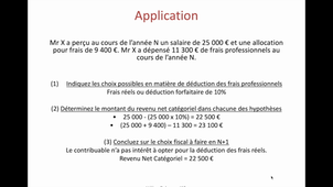 Les revenus soumis au barème de l'Impôt sur le Revenu et prélevés à la source