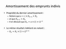 mathématiques financières, chapitre 7, vidéo 2