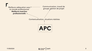 Vidéo 2 - Les implications de l'APC