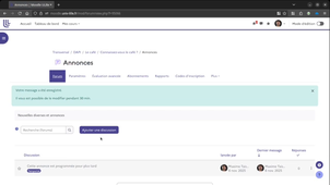 Programmer l'envoi d'une annonce dans un cours Moodle