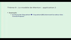 Le modèle de Merton: application 2