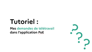 Demande de télétravail - Tuto Vidéo