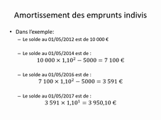 mathématiques financières, chapitre 7, vidéo 1