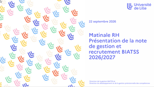 Matinale RH - Note de rentrée BIATSS