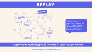 Replay Innovember 2025 - IA Generative et Pédagogique : de la charte à l'accompagnement des enseignants