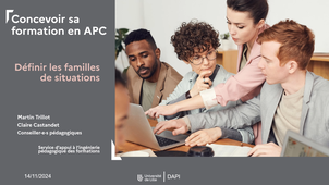 Vidéo 8 - Définir les familles de situations