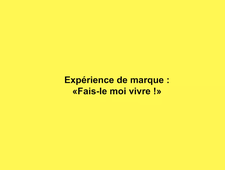 Experience t marques