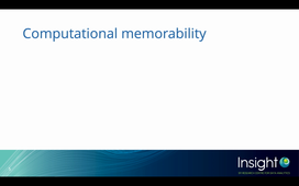 #30 - Lorin Sweeney - The Influence Of Audio On Video Memorability With An Audio Gestalt Regulated Memorability System