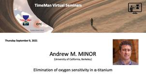 TimeMan Seminar - Andrew M. MINOR