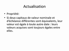 mathématiques financières, chapitre 4, vidéo