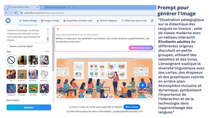 Démonstration : générer une image pour modifier la bannière d'un cours Moodle