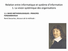 Système d'Information - introduction - partie 01