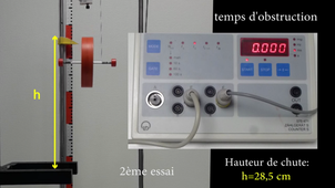 roue de Maxwell 35cm_mesure_deltatemps_chute_2eme_essai