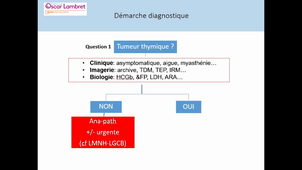 DES ONCOLOGIE - DR Eric DANSIN Tumeurs Thymiques