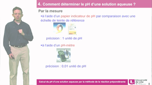 Calcul du pH d’une solution aqueuse par la méthode de la réaction prépondérante : comment déterminer et calculer le pH d’une solution aqueuse ?