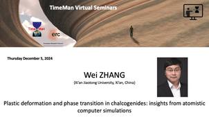 TimeMan Seminar - Wei ZHANG