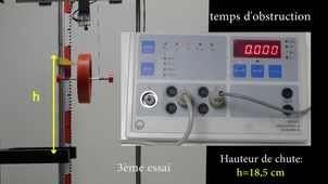 Roue de Maxwell 25cm_mesure_deltatemps_chute_3eme_essai