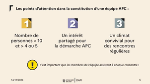 Vidéo 3 - constituer une équipe pédagogique