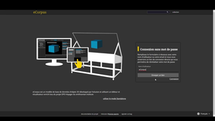 Connexion sur une base eCorpus