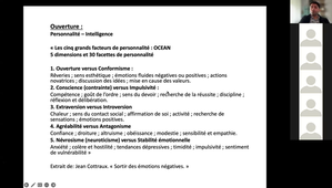 vidéo CM Intelligence L1S1