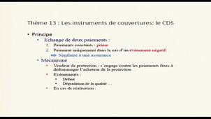 Instruments de couverture: les CDS