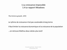 La croissance impossible, Meadows et conclusion