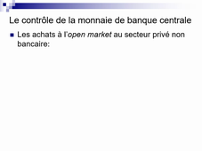 monnaie, banque, finance, chapitre 9