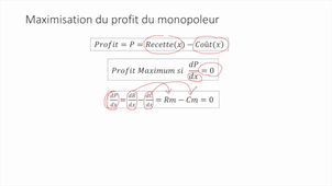 Micro vidéo 13 Maximisation u profit en monopole.mp4
