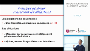 DIU LACTATION MATERNELLE 29-01-2020 D.Turck - Les substituts du lait maternel