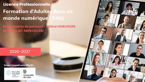 Sciences de l'Education et de la Formation - LP Formation d'adultes dans un monde numérique - 2026
