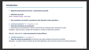Microéconomie séance 12