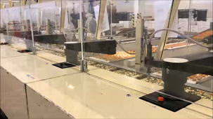 Fonctionnement | Ligne de remplissage de boîtes de chocolat (plusieurs robots)