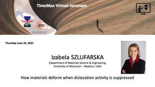 TimeMan Seminar - Izabela SZLUFARSKA
