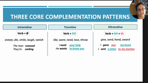 Verb complementation part 1