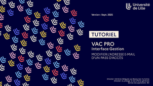 [VAC PRO Gestion] Modifier l'adresse e-mail d'un pass d'accès