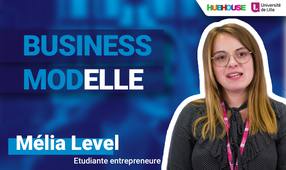 Mélia Level, étudiante entrepreneuse à l'Université de Lille témoigne de son expérience lors de Business Mod'ELLE