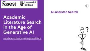 Recherche bibliographique : outils IA