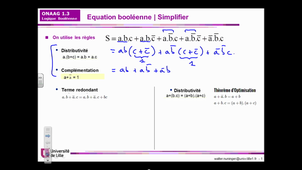 Onaag : Booléen règle