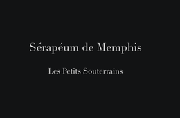Sérapéum de Memphis, Saqquarah, Égypte