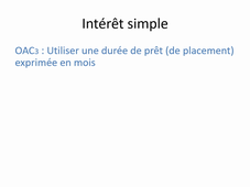 Chapitre 1, intérêt simple, vidéo 1
