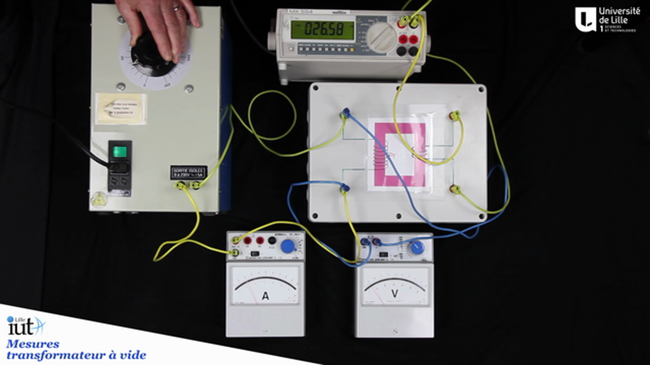 Lille Pod TP Virtuels TP IUT Transformateur Tp73 Mesures 
