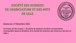 Chronique de Vera DUPUIS : 