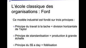 Sociologie des organisations_ecole classique