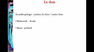 Analyse de la consommation et Anthropologie