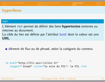 HTML : éléments partie 4