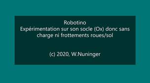 Robotino, Expérimentation sur socle (4 essais)