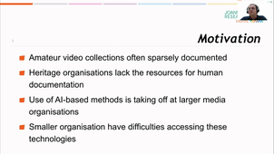 #8 - Georg Thallinger - Automatic Analysis of Amateur Film and Video Collections