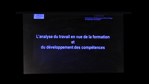 La didactique professionnelle présentée par Lucie Petit, Maître de Conférences
