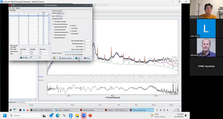 MAUD Analysis for DiPOLE laser driven shock experiment at EuXFEL
