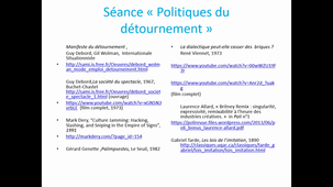 Capsule vidéo séance détournement première partie